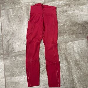 Lululemon fast and free 25” reflective sz4